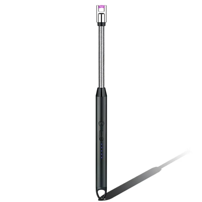 New Windproof Kitchen Electric USB Lighter Candle Barbecue Camping Rechargeable Arc Flameless Plasma