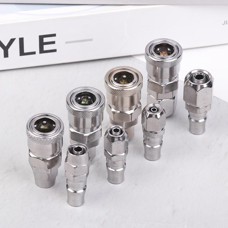 European Eu Type Pneumatic Fitting Connector Quick Coupler For Air Compressor Hose Barb Nozzle Sh Ph 6/8/10/12Mm