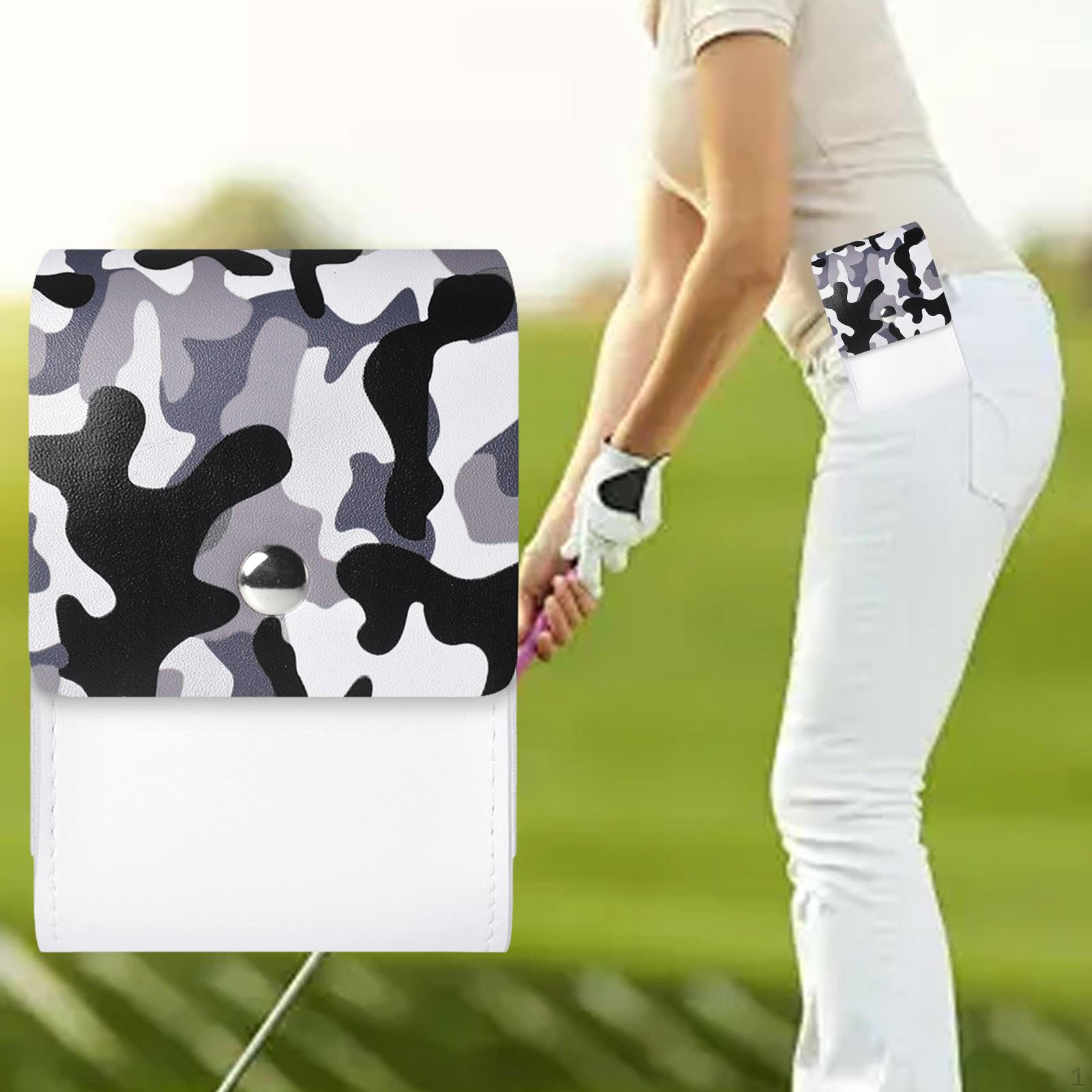 

Golf Rangefinder Case Range Finder Storage Bag Devices Gifts for Golfers Waist зелений