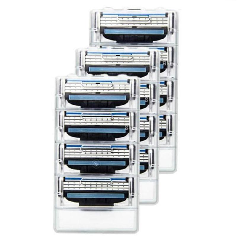 12 шт. кассеты для бритья с 3 лезвиями для мужчин, сменные лезвия для бритья