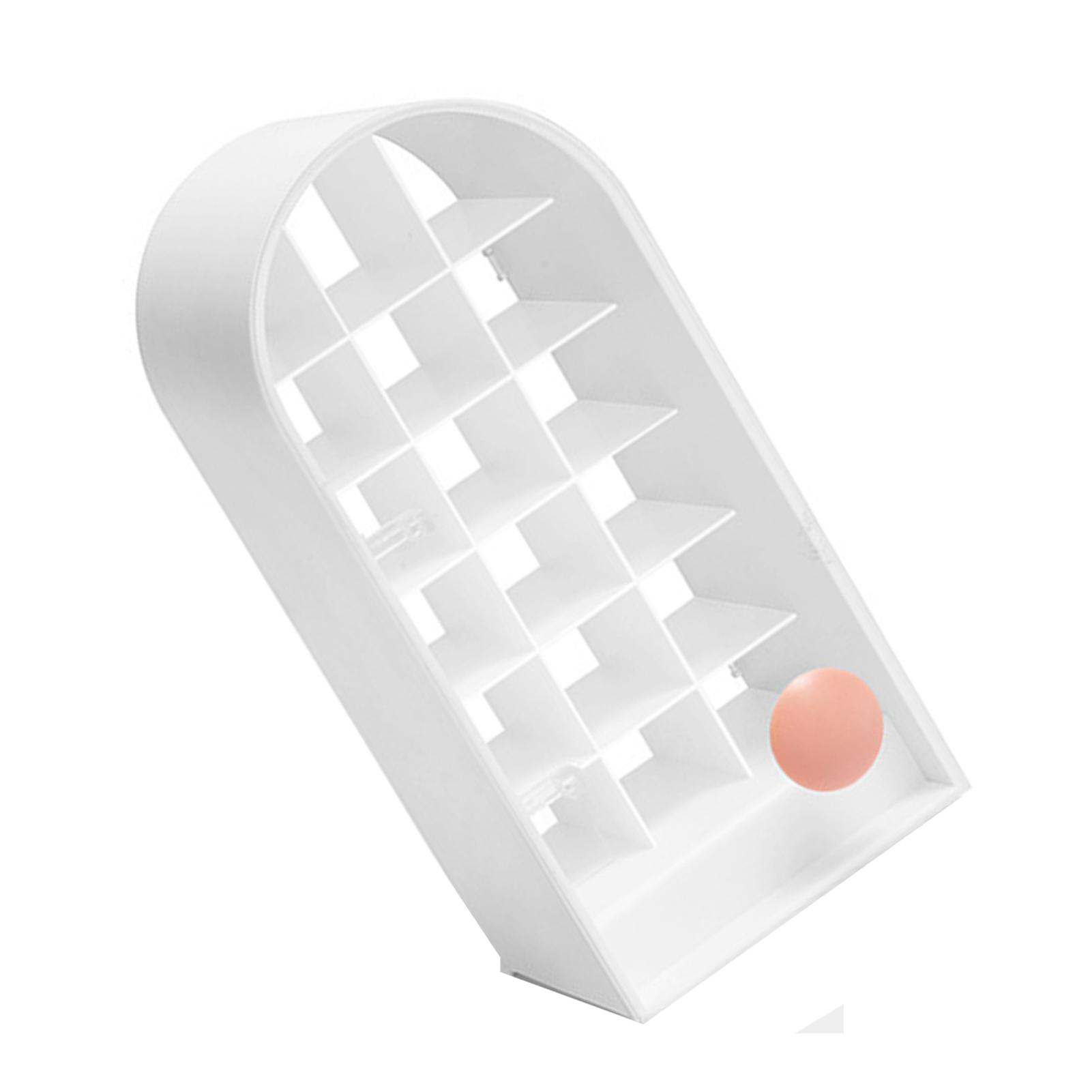 

18 Spaces Lipstick Storage Rack Castle Molding Dustproof ABS Lipstick Organizer for Makeup Cosmetics White белый