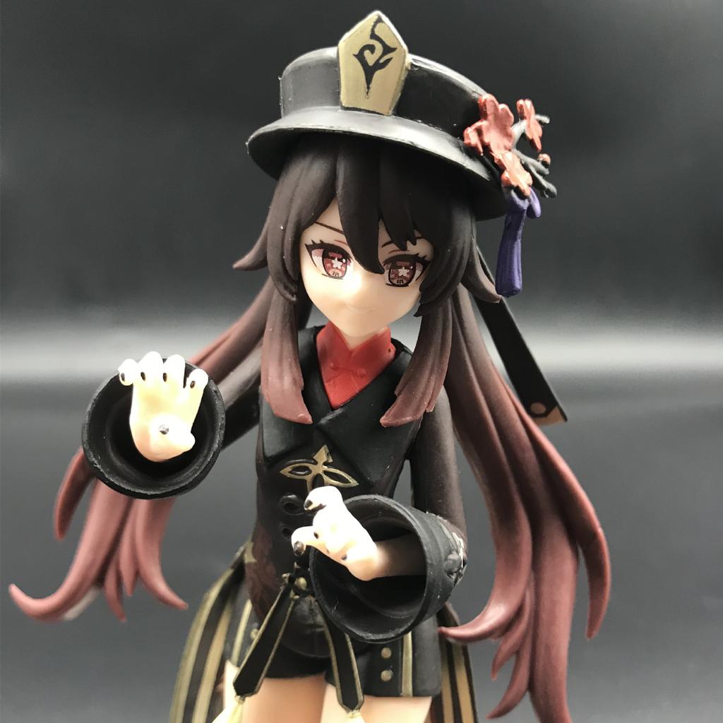 Genshin Impact Klee Hibana Knight Anime Figure Eula Klee Paimon Hu Tao PVC Action Figure Collection Model Doll Kid Gifts