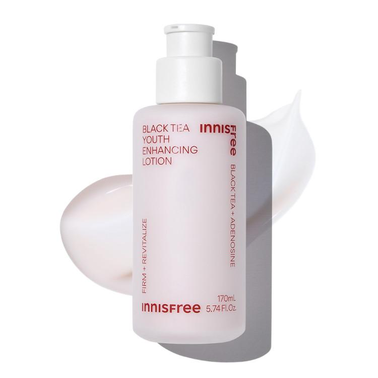 Innisfree Black Tea Youth Enhancing Lotion 170mL, Korean Cosmetics