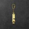 Personalised Metropolitan Police Whistle Keyring: Engraved Keychain Accessory