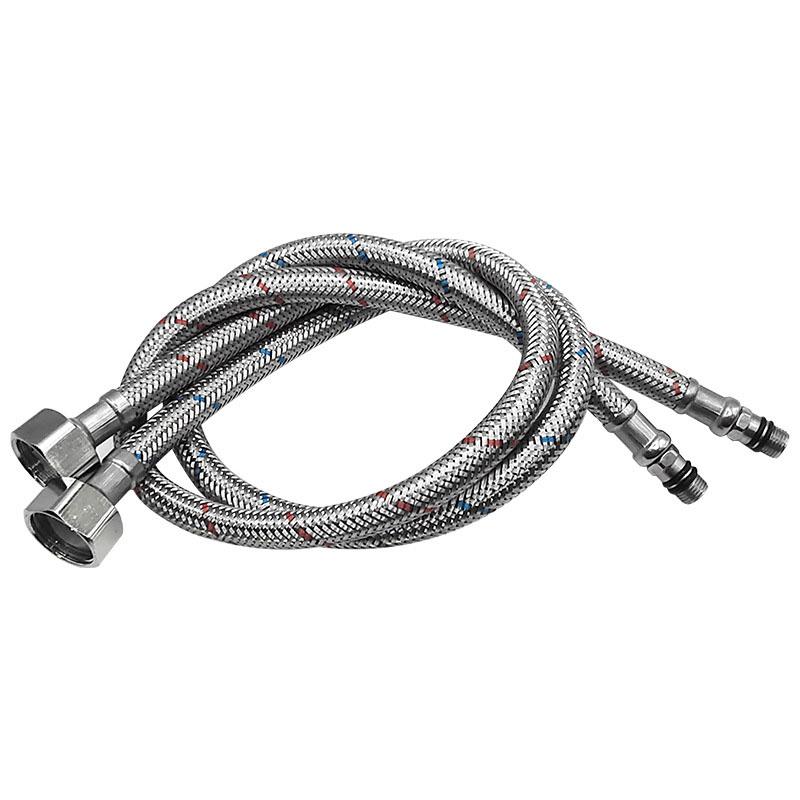 G12 Stainless Steel Braided Faucet Inlet Pipe For Kitchen Sink Bathroom Basin Mixer 60100Cm