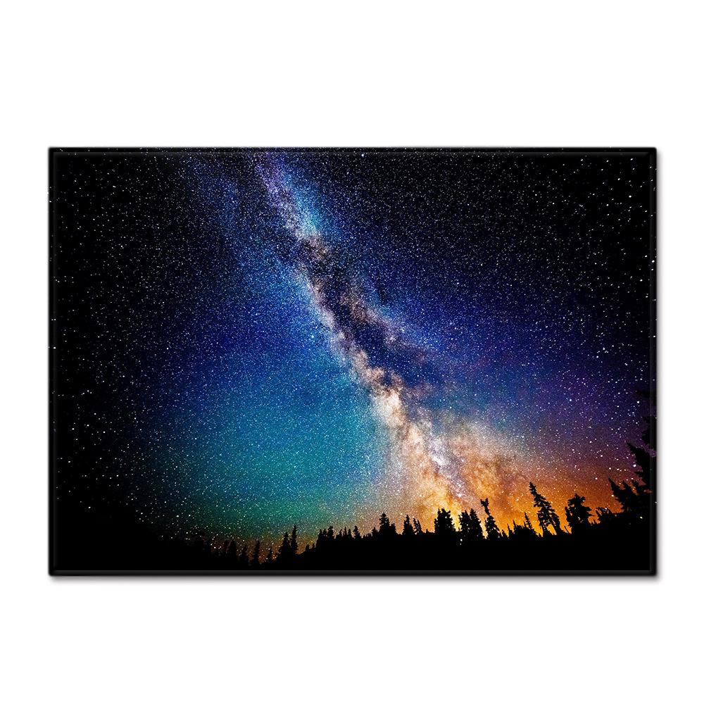 Simple Starry Sky Living Room Carpet Bedroom Dining Room Floor Mat Pattern Size