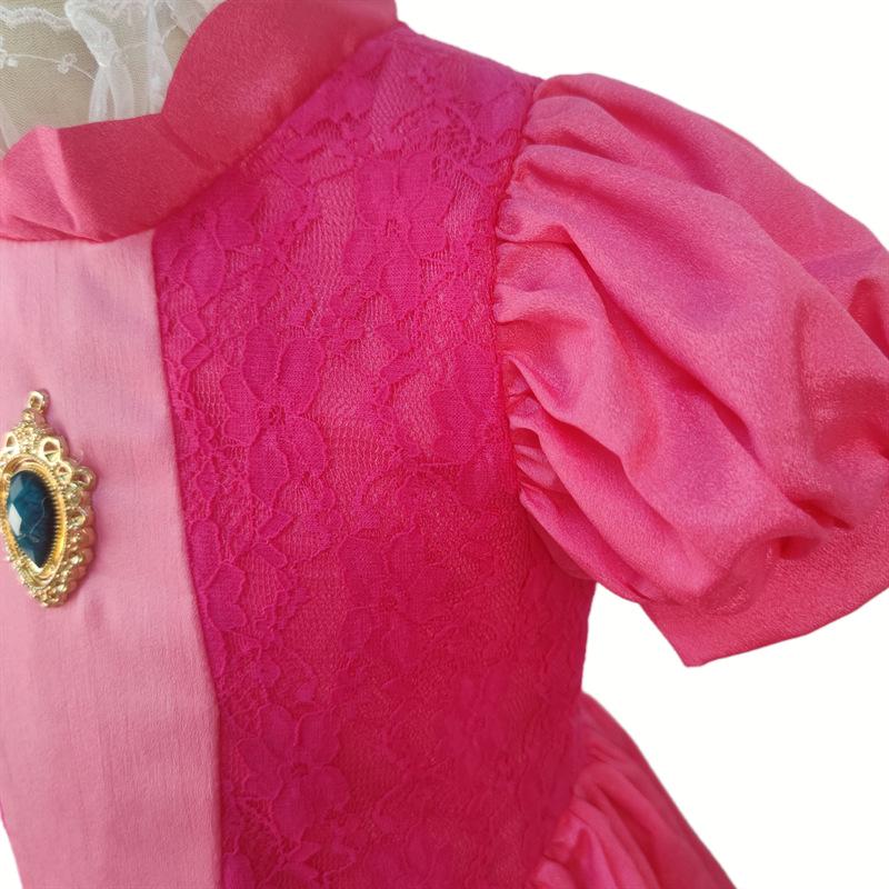 Super Mario Princess Peach Girls' Formal Dress