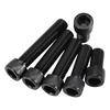 460pcs 12.9 grade black carbon steel knurled socket head cap screw set, DIN912 M3 M4 M5 M6 nuts and washers, for machinery.