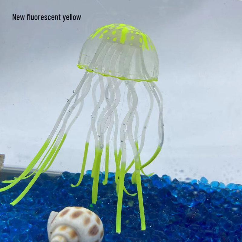 Luminous Multi-color Jellyfish Aquarium Decoration Ornament