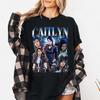 Caitlyn Arcane T-shirt Kiramman Tee Merchandise Jaren 90 Heren Dames Mode Tee Katoen Oversized Los Harajuku Kleding Zomer Streetwear