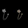 Unisex Gold/Silver Crown Series Brooch with Rhinestones & Optional Chain - Elegant Luxury