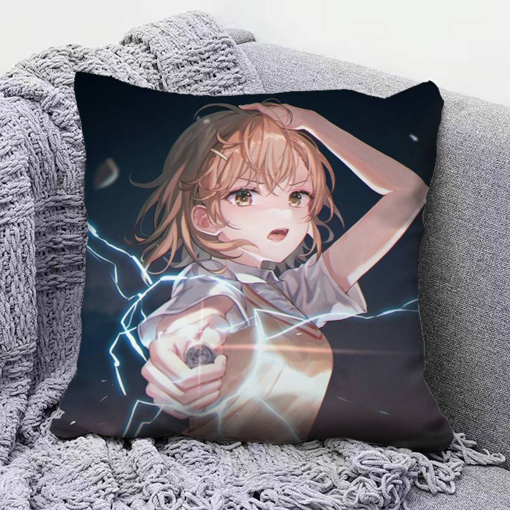 A Certain Magical Index AAnime Pillow Covers Home Sofa Cushion Covers and Aecorative Custom