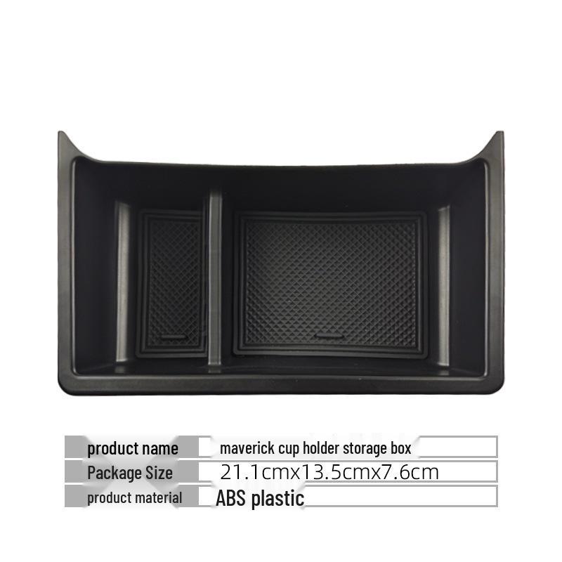 Enhanced Cup Holder and Console Storage Box for 2022 Ford Maverick