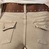 Maxza Washed Flap Pocket Bootcut Denim Pants  Belt Set  Zf05ql003na