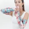 Sun Protection Long Ice Silk Sleeves Ethnic Style Cycling Gloves Cute Sunscreen Arm Covers  Women