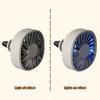 USB Plug Car Fan Colorful Ambient Light Air Outlet Electric Fan Durable Turbo Fan  SUV