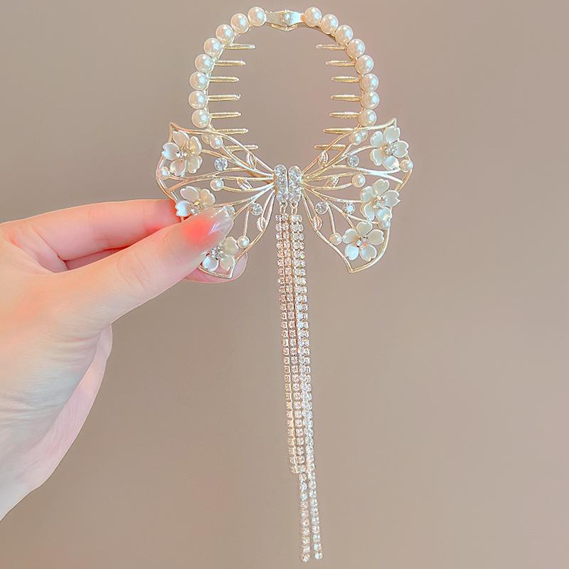 Children's Meatball Claw Hair Clip - Girl's Ponytail Accessory & Styling Tool