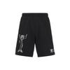 Adidas Originals Trefoil Cartoon Print Straight Shorts Men Shorts Black HR7111