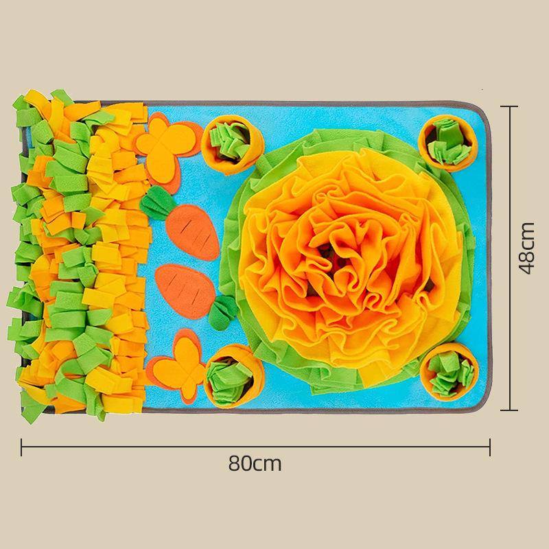 Pet Snuffle Mat: Dog & Cat Boredom Buster, Sniffing Toy, Energy Exertion, Slow Feeder, Enrichment Mat.