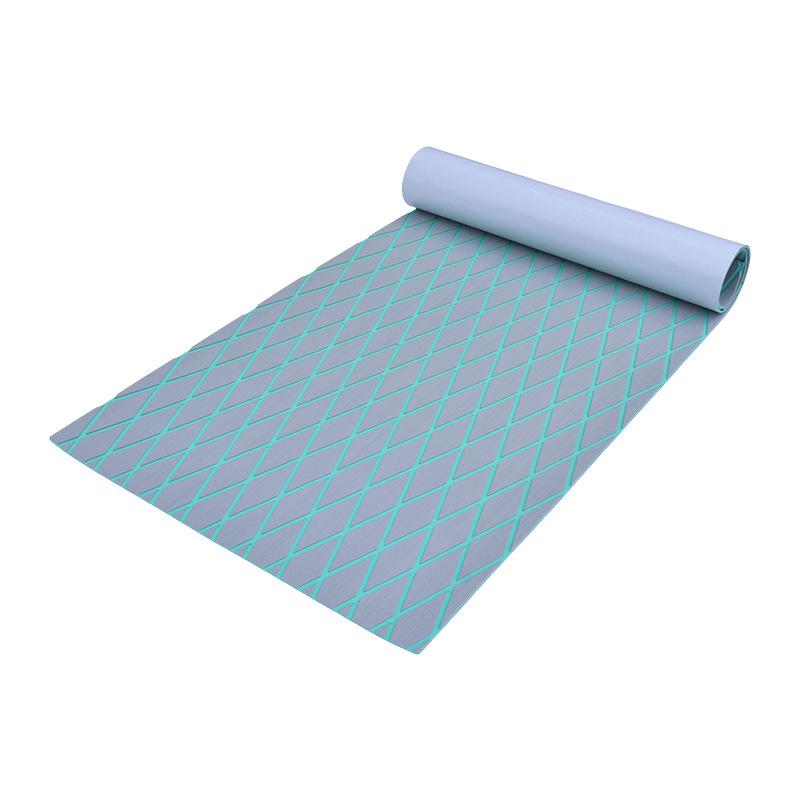 2400X450X6mm EVA Foam Decking Sheet Anti-Skid Boat Deck Self-Adhesive Yacht Flooring Pad Anti-fatigue Mat Luxury Diamond Shapes