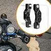 Motorcycle Auxiliary Spotlight Stand Aluminum Alloy Clamp Headlight Pole Brackets Holder Light Mount Spotlight Bar Clamp Sturdy