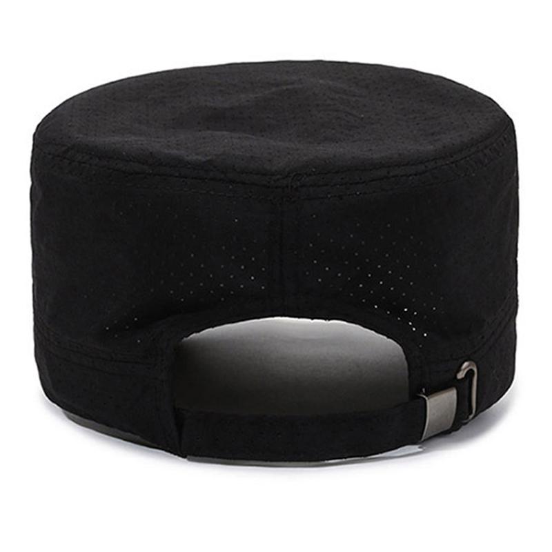 Letnie czapki przeciwsłoneczne z siateczki szybkoschnące czapki wojskowe dla mężczyzn oddychające czapki z daszkiem czapka przeciwsłoneczna na zewnątrz czapka przeciwsłoneczne czapka do ćwiczeń czapka z płaską górą czapka chroniąca przed słońcem