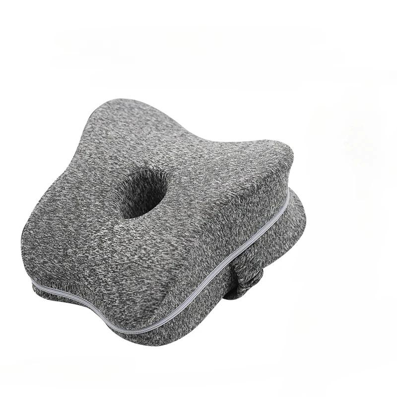 

Подушка для ног ортопедическая из пены с памятью, с клипсой, мягкая поддержка, защита ног, подушка для сна и отдыха, поддержка коленей темно-серого