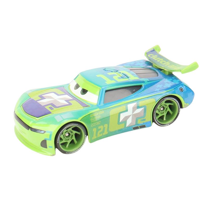 Cars Toy Christmas McQueen ROUTE 66 McQueen Chick Hicks Racing Car 1:55 Diecast Alloy Car Model Boy's Christmas Gift