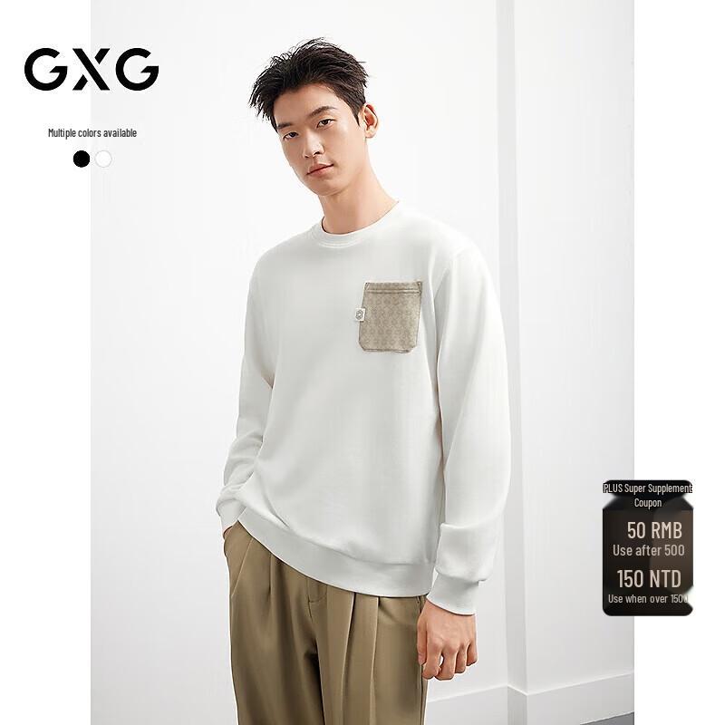 

GXG Men s Autumn Color-Block Pullover Sweatshirt M