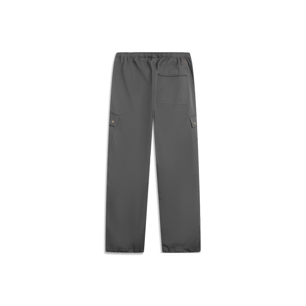 Li Ning Sports Lifestyle Series Loose Embroidered Logo Autumn Casual Pants Men Bottoms AKXV379-6