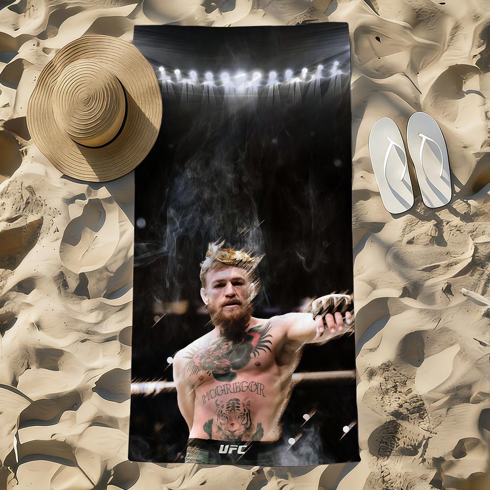 Towel Beach Towel Oversized Quick C-Conor Dry Towel Absorbent Champion Soft Swim Boxer BeachTowels for Men U-UFC Women