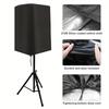 Durable Black 210D Oxford Cloth Speaker Covers - Water And Dust Resistant, Multiple Sizes For Home Theater Outdoor Sound Systems