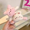 Doll Plush Panda Hair Claw Rabbit Winter Cross Hair Clip Cute Animal Shark Clip  Ladies/Girls