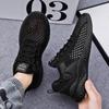 2022 Summer Breathable Men Shoes Lightweight Comfortable Sneakers Men Hollow Out Mesh Shoes Comfortable Tenis Zapatillas Hombre