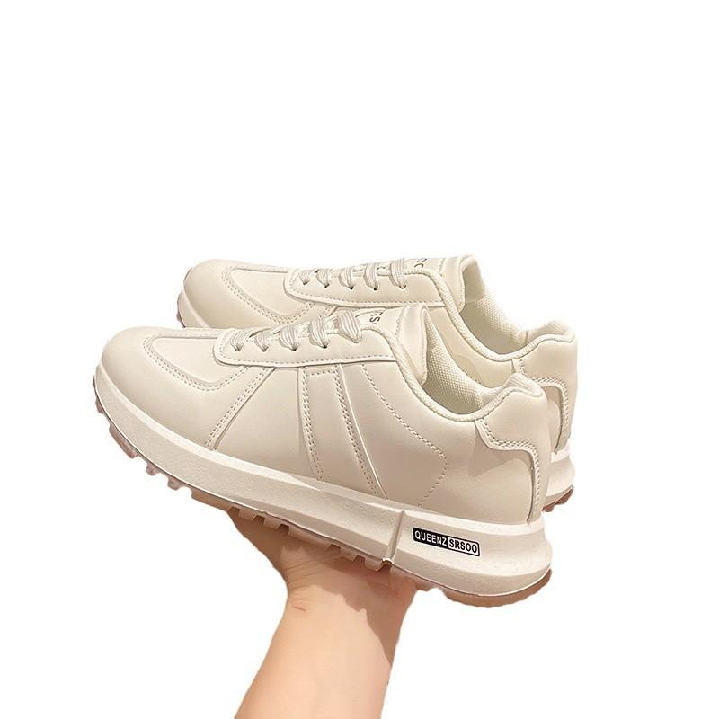 Retro fashion versatile platform white shoes women's 2024 new autumn height-increasing sports and leisure Forrest Gump training shoes