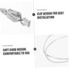 Foil Head Clip Line, Multifunctional Fencing Clip Cord, Steel Foil Cord Wire Clip Fencing Body Wire Fencing Hand Wire