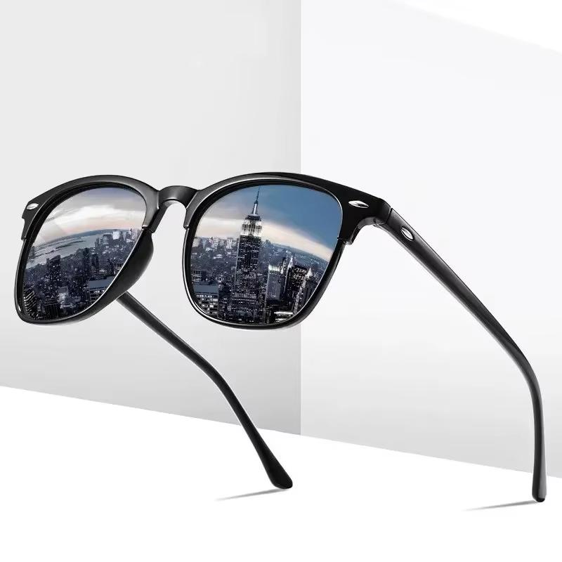 New Polarized Sunglasses Classic Vintage Men Sunglasses Anti-Reflective Mirror Men Outdoor Sun Glasses Fashion Glasses Uv400
