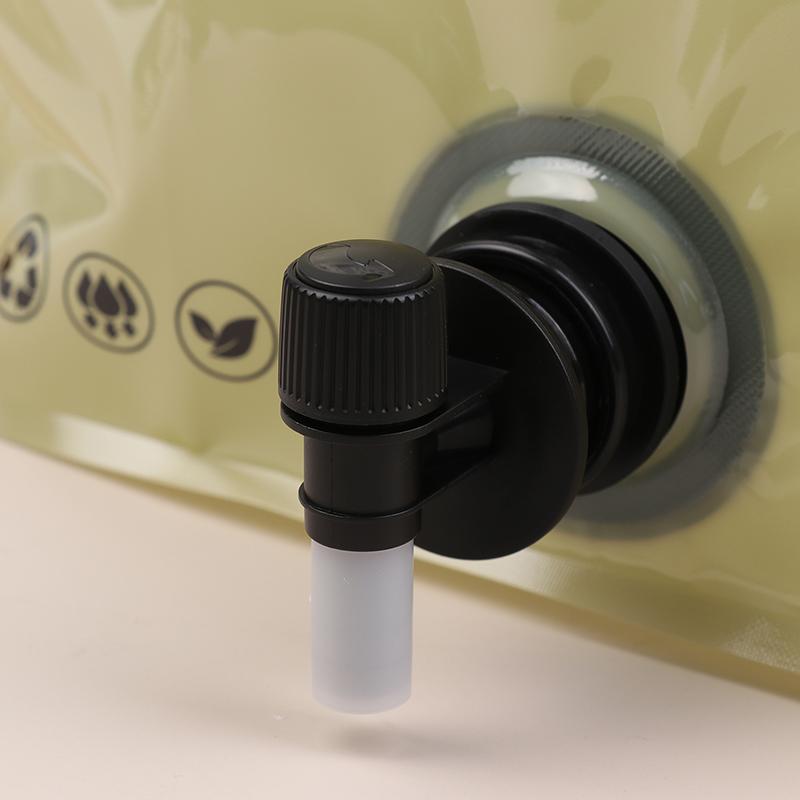 Borsa dell'acqua portatile 8L Secchio pieghevole Contenitore per acqua Brocca Bottiglia Con rubinetto Viaggio all'aperto Campeggio Con manico Sacca d'acqua morbida
