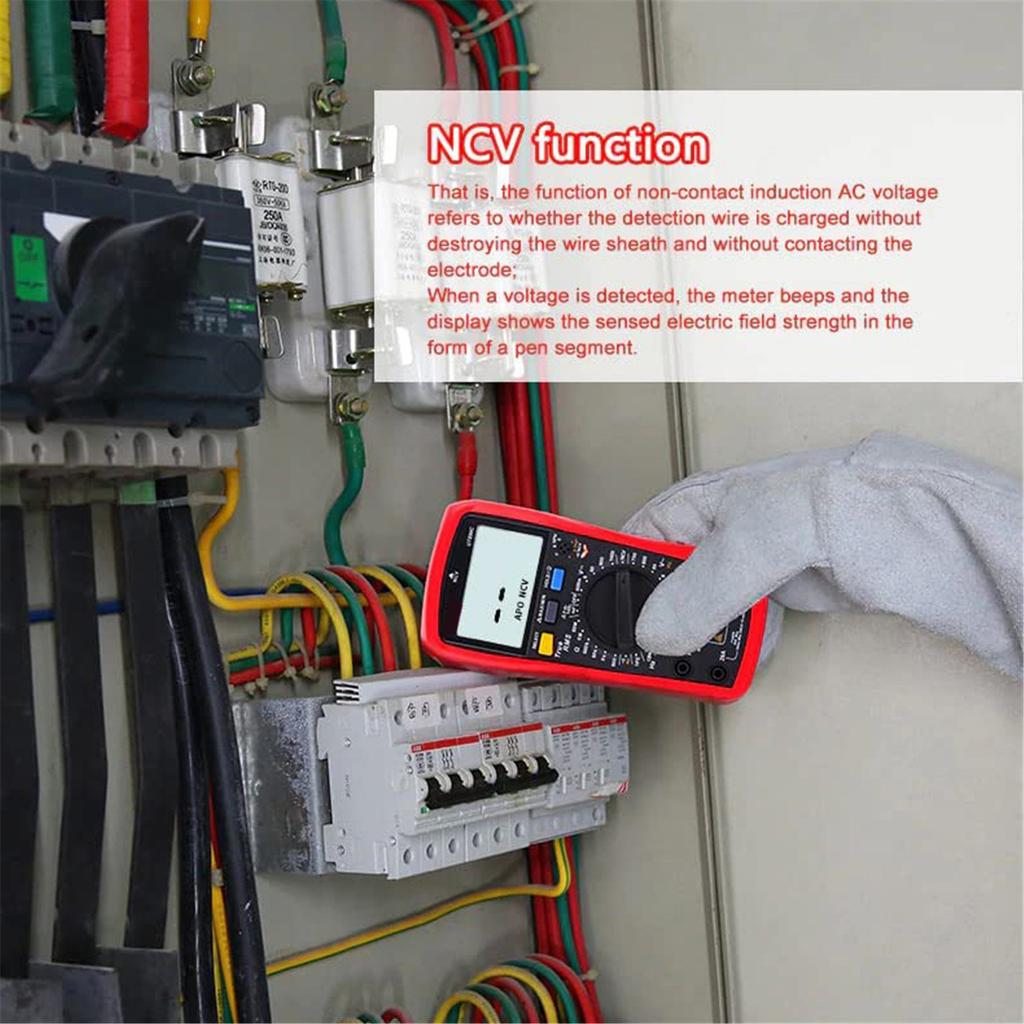 UT890D  digital multimeter high precision multifunctional electrician meter AC DC voltage current resistance fuse blown prompt on off alarm frequen