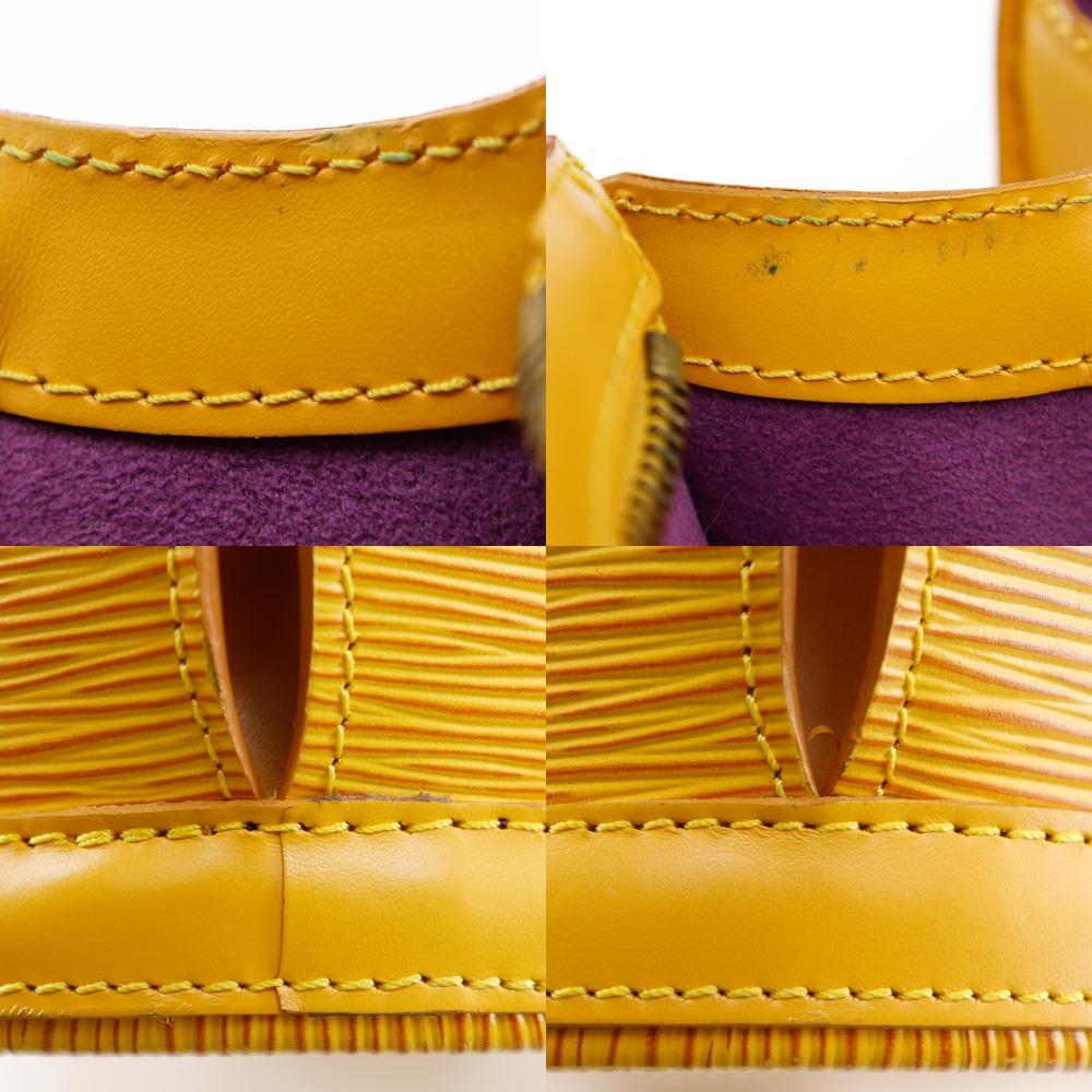 LOUIS VUITTON Sunjack shopping Tote Bag M52269 Tassily Yellow Epi Leather Women Used