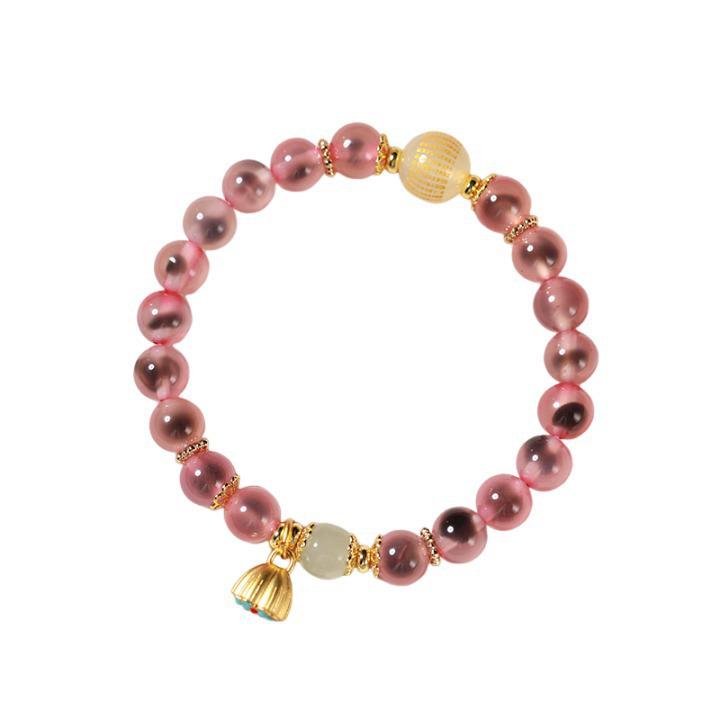 Colorful Agate & Jade Beaded Summer Bracelet for Women