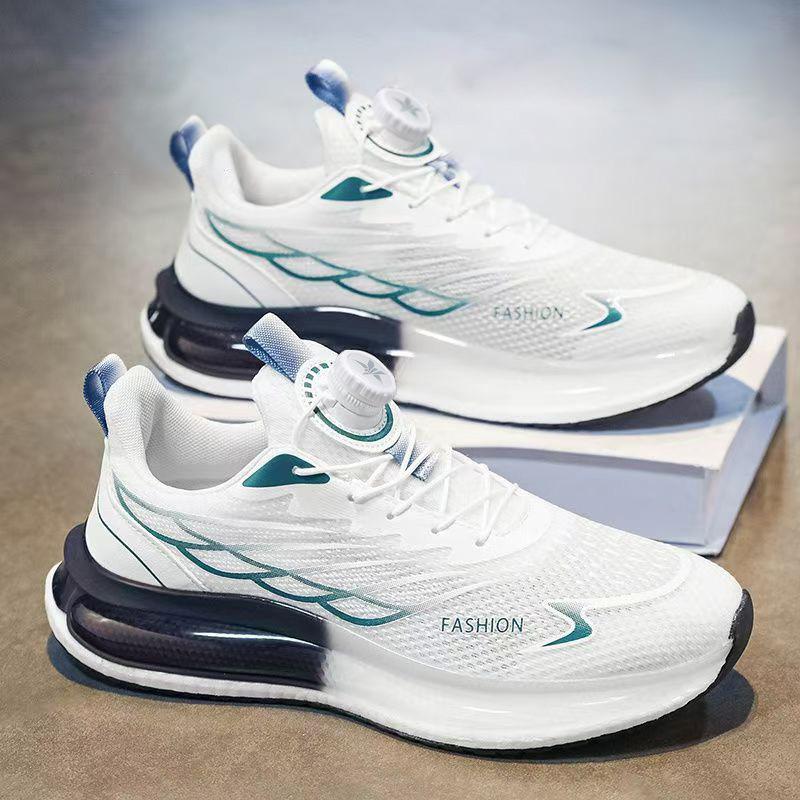 2026 Spring Men's Breathable Mesh Running Shoes Shock Absorption Casual Streetwear Trendy Footwear