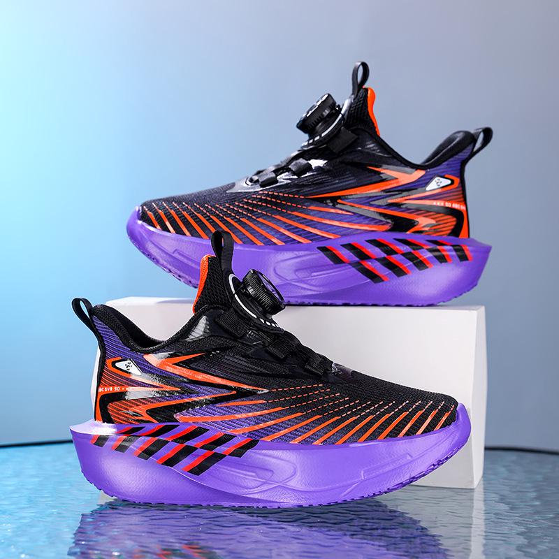 Boys' Lightweight Summer Mesh Running Shoes for School-Age Children