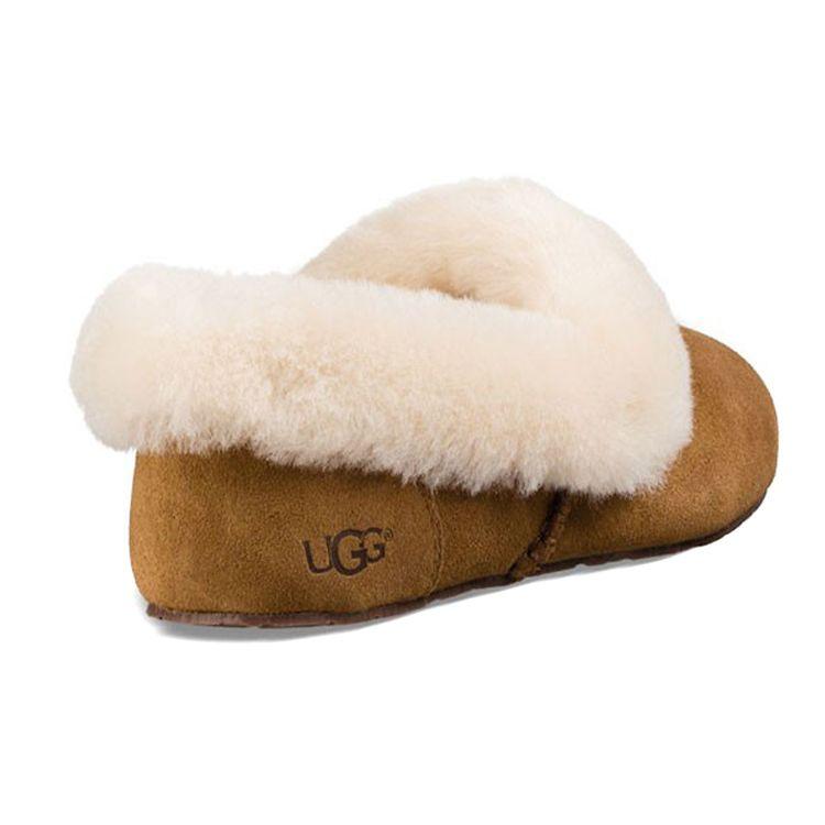 UGG Kendyl Plush Warm Comfortable Slip-On Shoes Women Shoes Chestnut-Brown 1011725-CHE