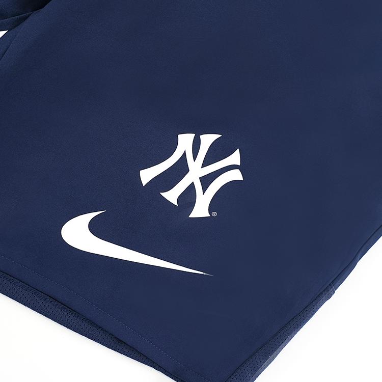Nike X MLB Collaboration Letter Logo Breathable Sports Shorts Kids shorts Navy-Blue 3Z3B7SBHF-NYY