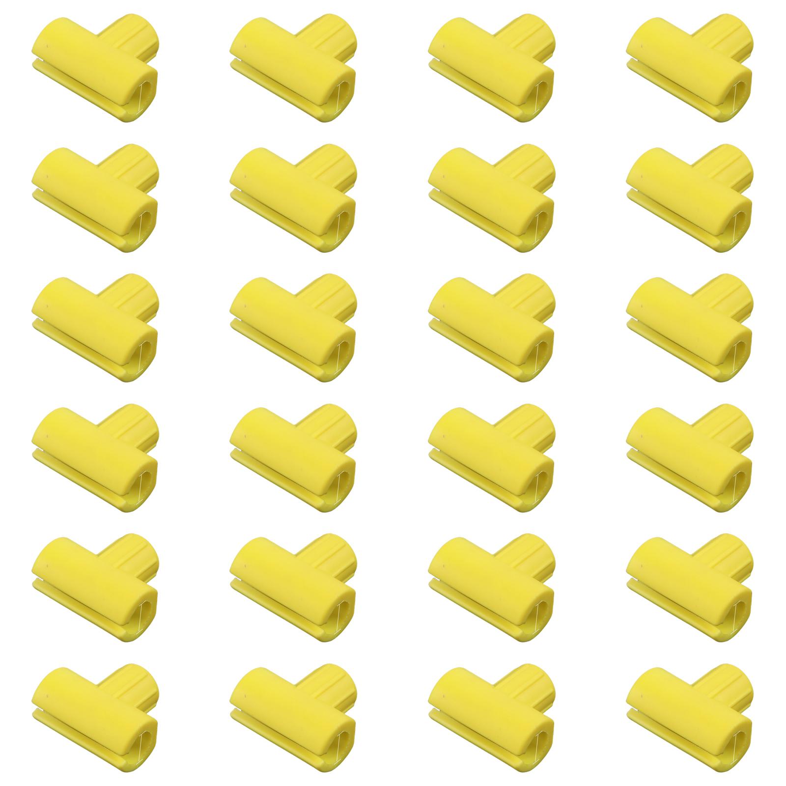 

24Pcs Fishing Spool Connector Replacement Fishing Line Spools Connector Fishing Reel Connector Fishing Line Connector жёлтый