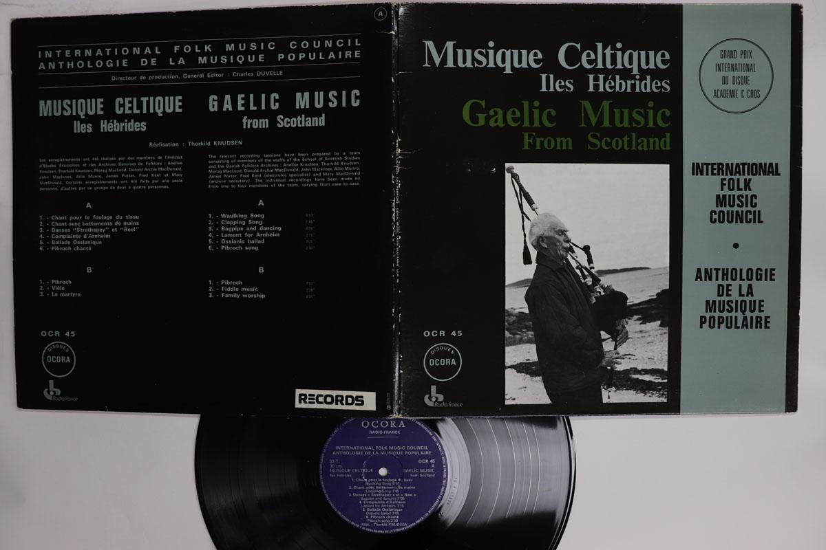 

LP Record VARIOUS Musique Celtique Iles Hebrides Gael OCR45 OCORA France CountryFolk Used