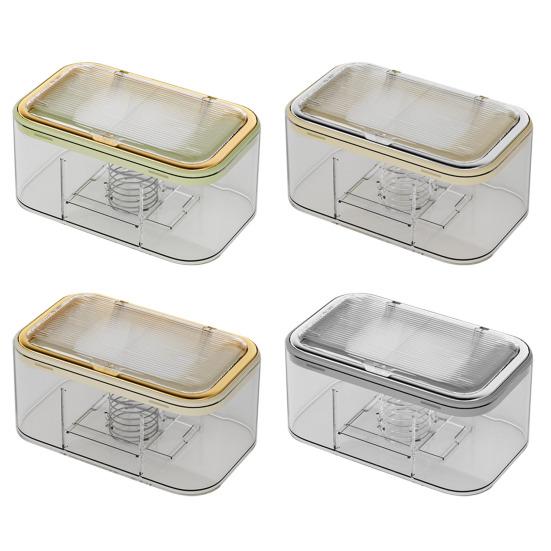 Wet Wipes Dispenser Box Large Capacity Wall Mounted Tissue Holder Easy To Open Multifunctional Tissue Box with Spring Plate