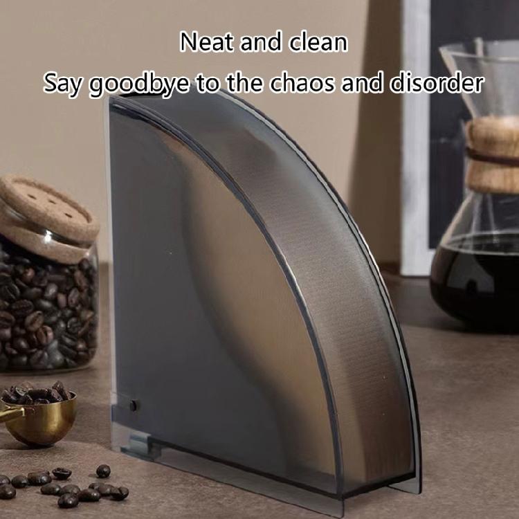 Uchwyt na filtry do kawy Pudełko na filtry do kawy z pyłoszczelną pokrywą do kawiarni Pudełko do przechowywania w domu Pojemnik na filtry papierowe