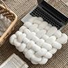 Living Room Cushion Square Hand Woven Plush Household Solid Color Bedroom Pillow Nordic Style Sofa Decoration Bay Window Cushion